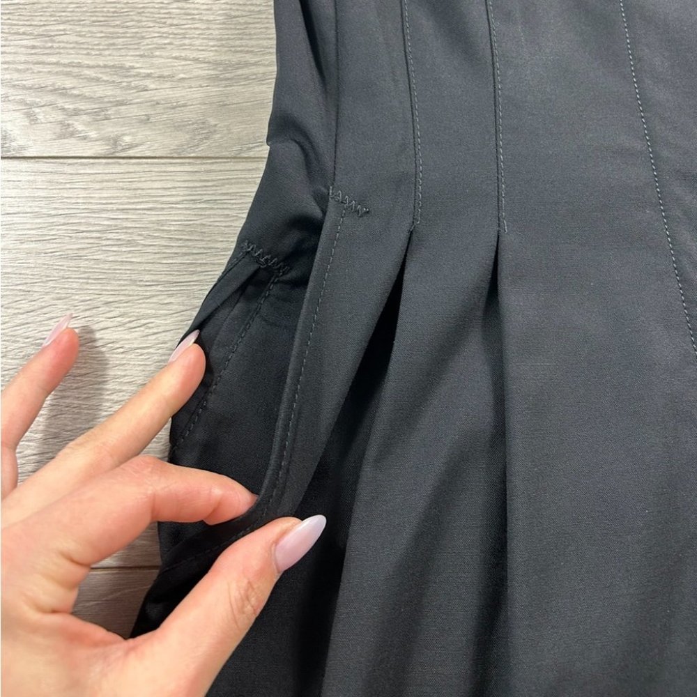 Balenciaga Paris Vintage Wool Midi Length Black Dress - Picture 9 of 16